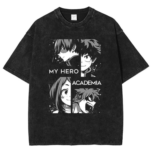 My Hero Academia Shirt Manga Style Oversized Anime Shirt