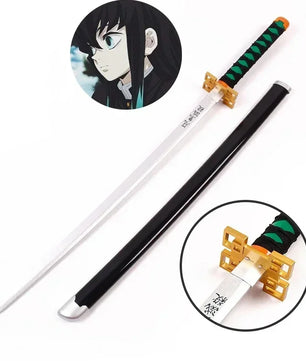 Demon Slayer Katana 1:1 Scale Anime Prop Replica Bamboo Sword