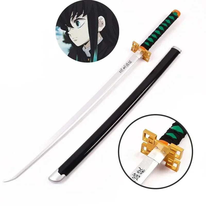 Demon Slayer Katana 1:1 Scale Anime Prop Replica Bamboo Sword