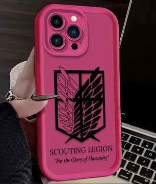AOT Scouting Legion Phone Case - For iPhone 11 to 17 Pro Max