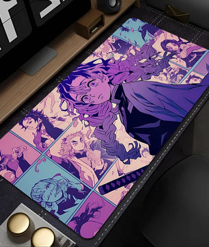 Demon Slayer Mitsuri Kanroji Mousepad Large Anime Desk Mat