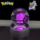 Pokemon Blastoise Figure 3D Crystal Ball Night Light Lamp