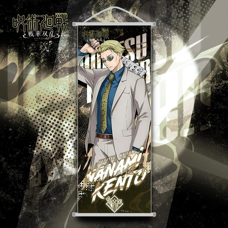 Jujutsu Kaisen Kento Nanami Hanging Scroll Anime Poster Home Decor