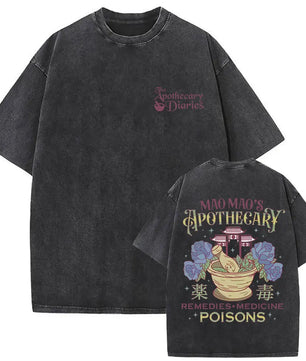The Apothecary Diaries Maomao Shirt Vintage Style Washed T-Shirt