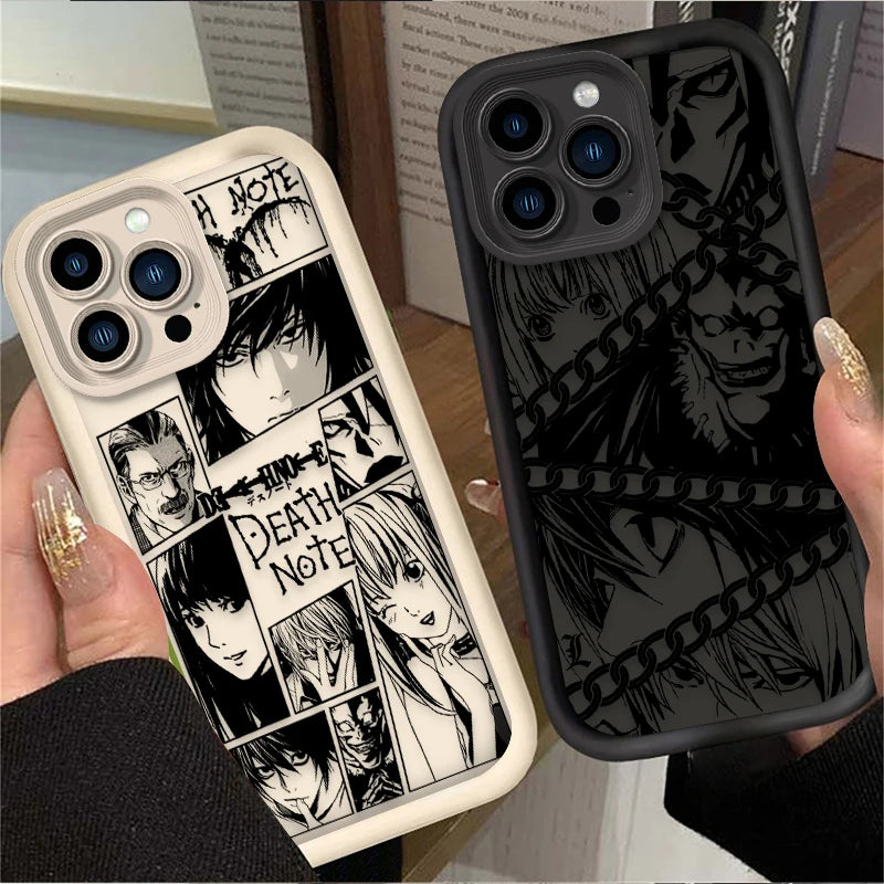 Death Note Panel Style Phone Case - For iPhone 11 to 17 Pro Max
