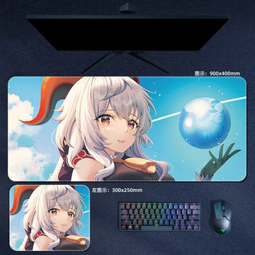 Genshin Impact Ganyu Mouse Pad Anime Desk Mat