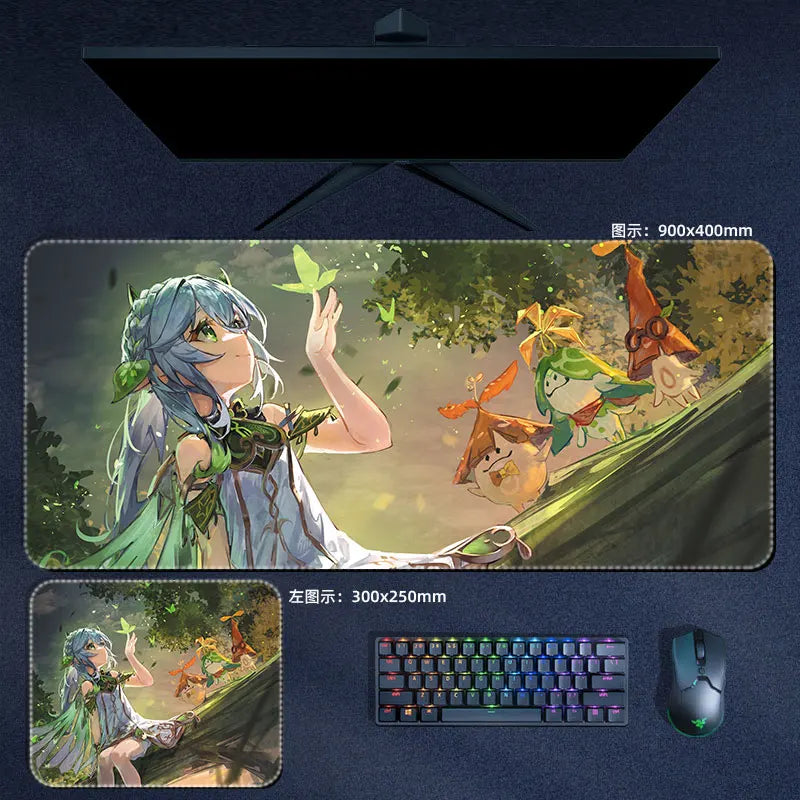 Genshin Impact Nahida Mouse Pad Anime Desk Mat