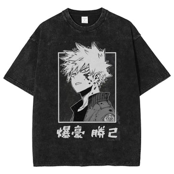 My Hero Academia Shirt Katsuki Bakugo Oversized Anime Shirt