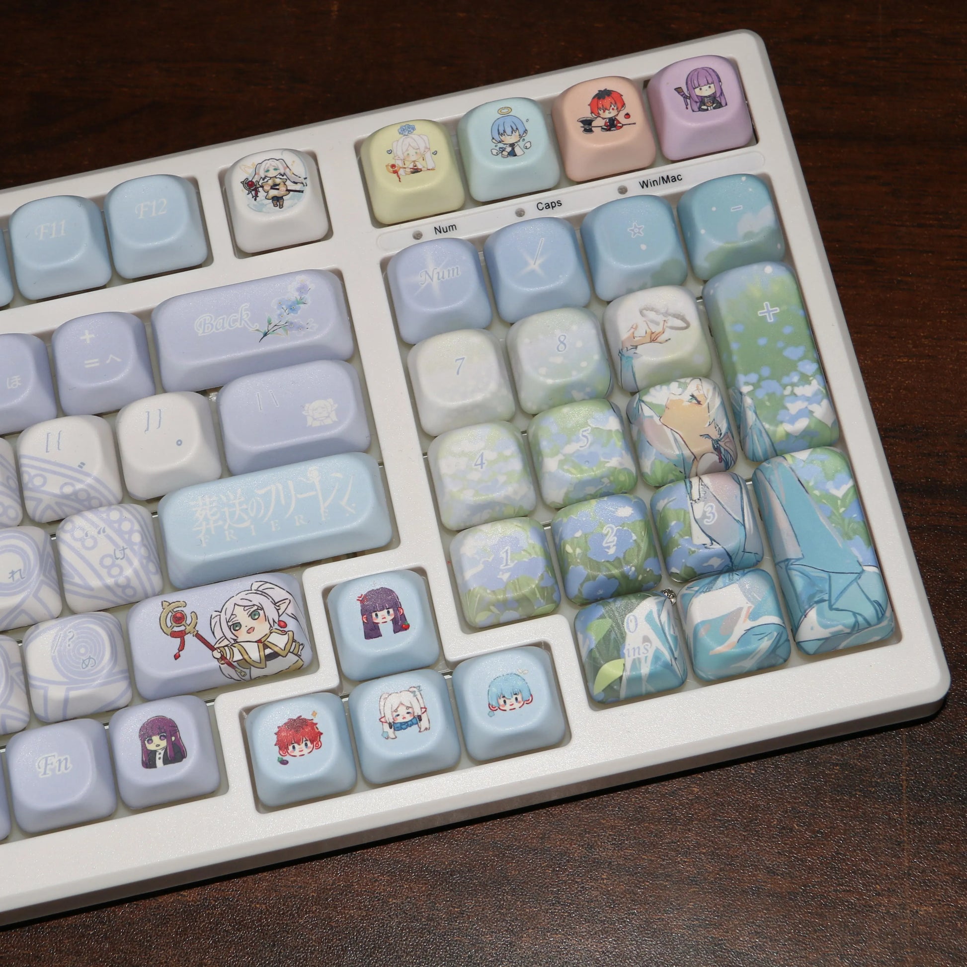 Frieren Keycaps 120 Keys MOA & Cherry Profile Anime Keycaps