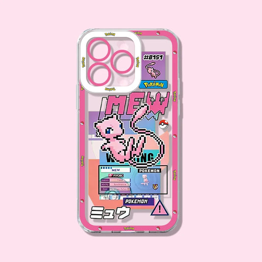 Pokemon Mew Phone Case - For iPhone 11 to 17 Pro Max