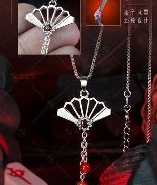 Link Click 925 Sterling Silver Anime Pendants & Ring Xia fei Liu Xiao Vein