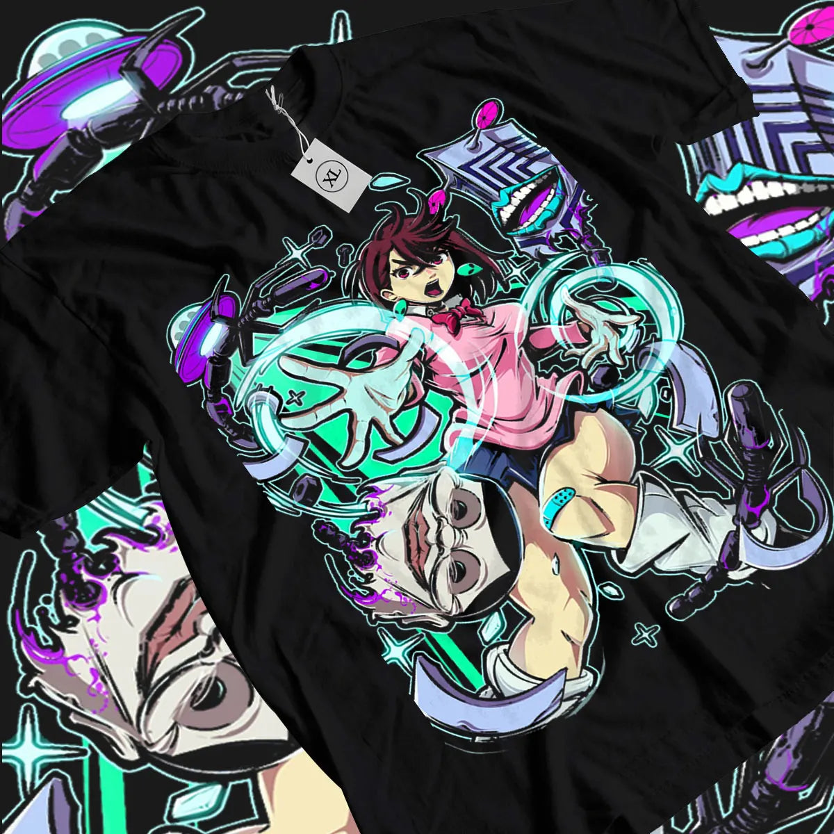 Dandadan Momo Shirt - All Cotton Anime Graphic Tee