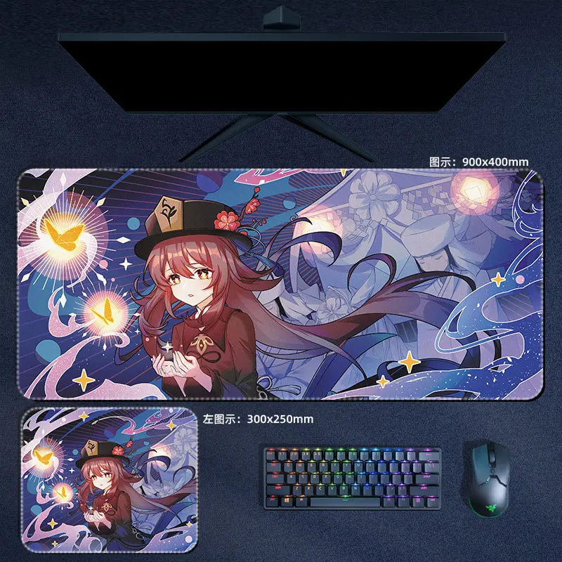 Genshin Impact Hu tao Mouse Pad Anime Desk Mat