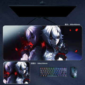 Genshin Impact The Knave Arlecchino Mouse Pad Anime Desk Mat