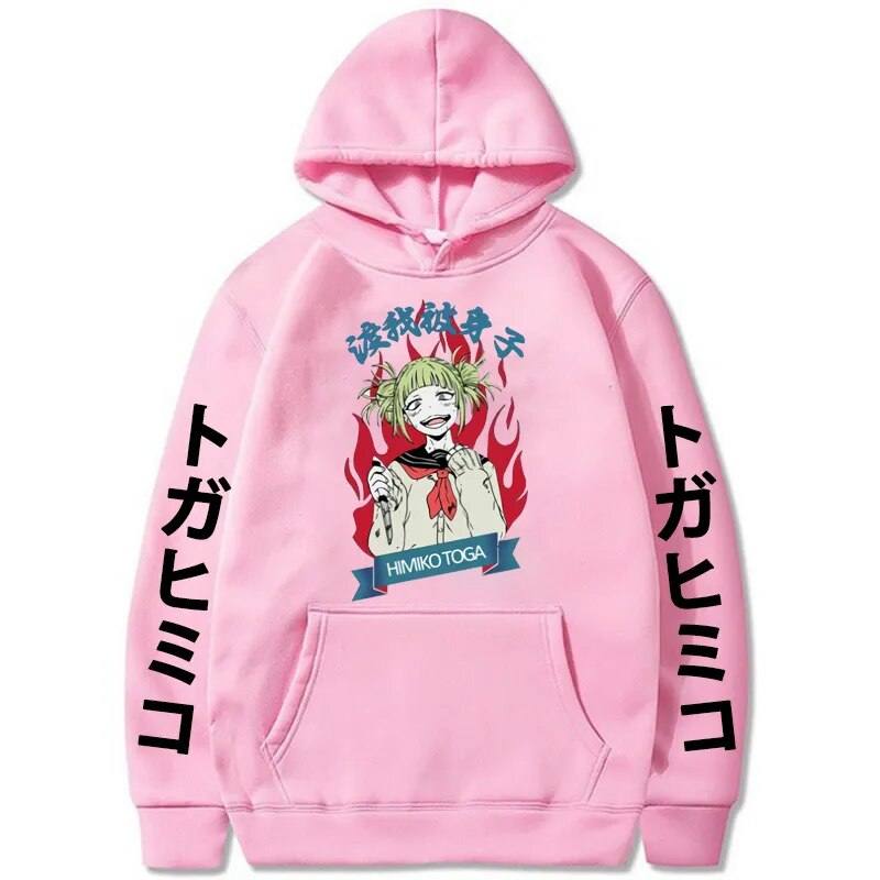 My Hero Academia Hoodie Himiko Toga Soft Anime Hoodie Sweatshirt