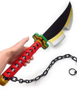 Demon Slayer Tengen Uzui Swords 1:1 Scale Anime Prop Replica