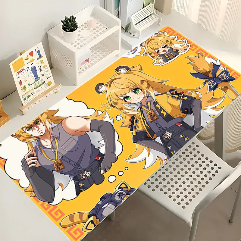 Zenless Zone Zero Ju Fufu Large Gaming Mouse Pad – Anime Desk Mat