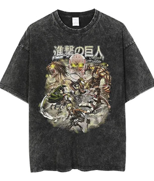 Attack On Titan Shirt Vintage Style Anime Shirt