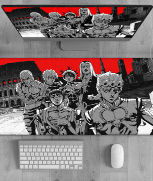 JoJo’s Bizarre Adventure Golden Wind Gang Red Skyline Mouse Pad