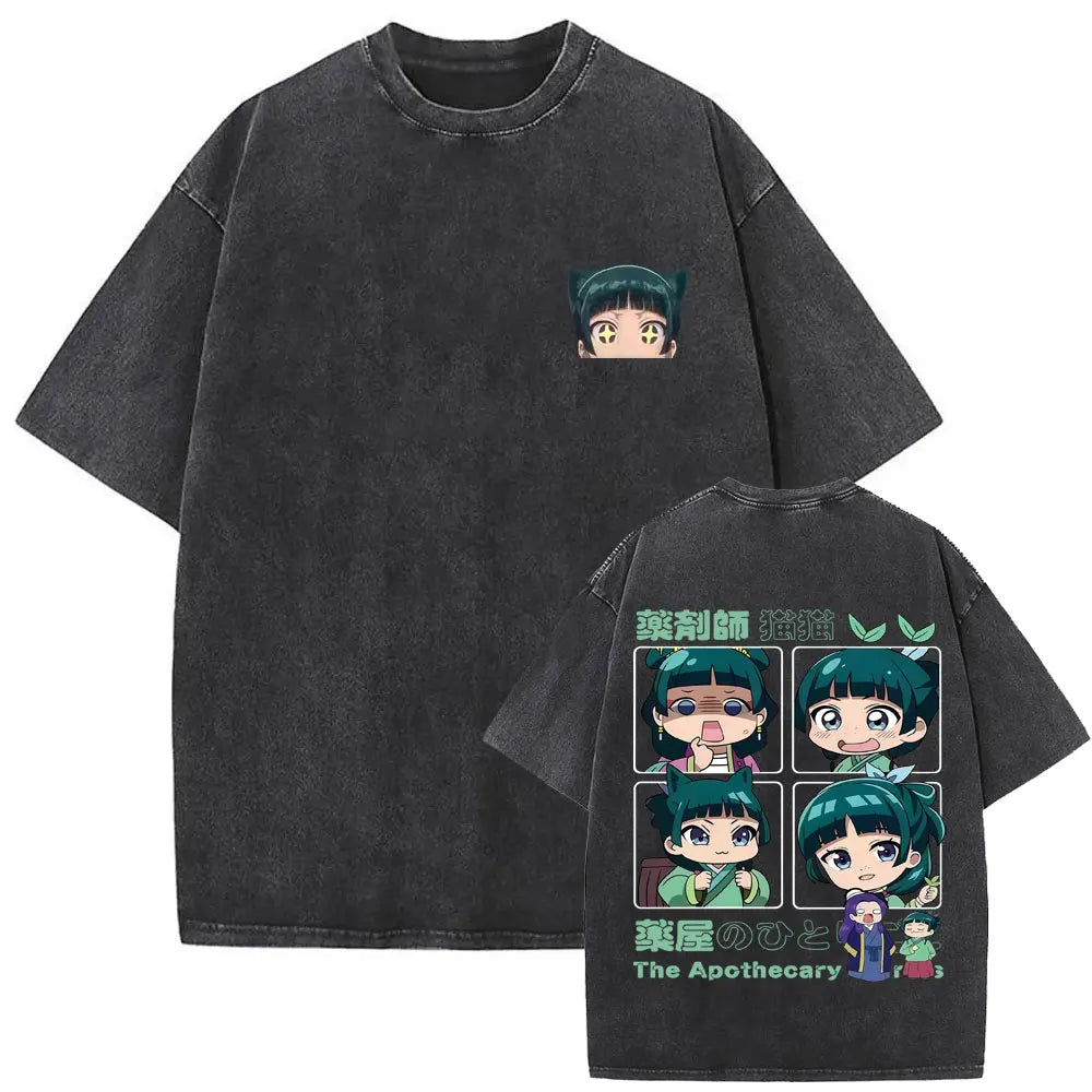 The Apothecary Diaries Maomao Shirt Vintage Style Washed T-Shirt