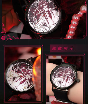 Link Click Vein, Xia Fei, Liu Xiao Slim Quartz Watch Anime Jewelry