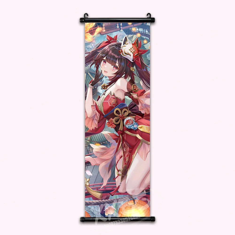 Honkai Star Rail Sparkle Anime Poster Canvas Scroll