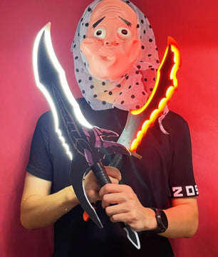 Solo Leveling Sung Jinwoo Kasaka’s Venom Fang & Knight Killer LED Anime Prop Replica Dagger