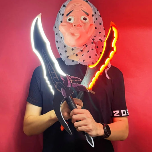 Solo Leveling Sung Jinwoo Kasaka’s Venom Fang & Knight Killer LED Anime Prop Replica Dagger