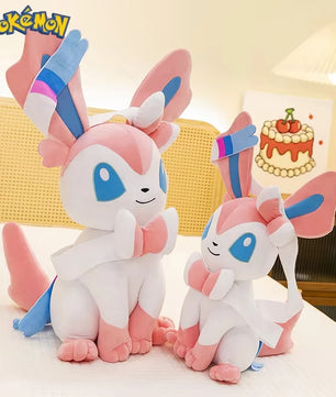 Pokemon Big Size Sylveon Plush Sitting Smile (25cm / 40cm / 55cm / 75cm)