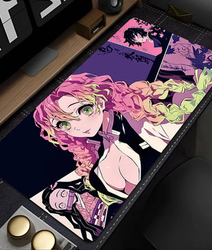 Demon Slayer Mitsuri Kanroji Mousepad Large Anime Desk Mat