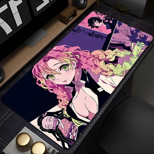 Demon Slayer Mitsuri Kanroji Mousepad Large Anime Desk Mat