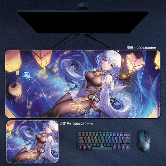 Genshin Impact Ganyu Mouse Pad Anime Desk Mat