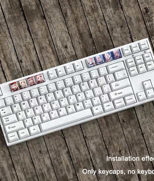 Genshin Impact Tartaglia Keycaps 4pc Sublimation R4 Cherry Profile