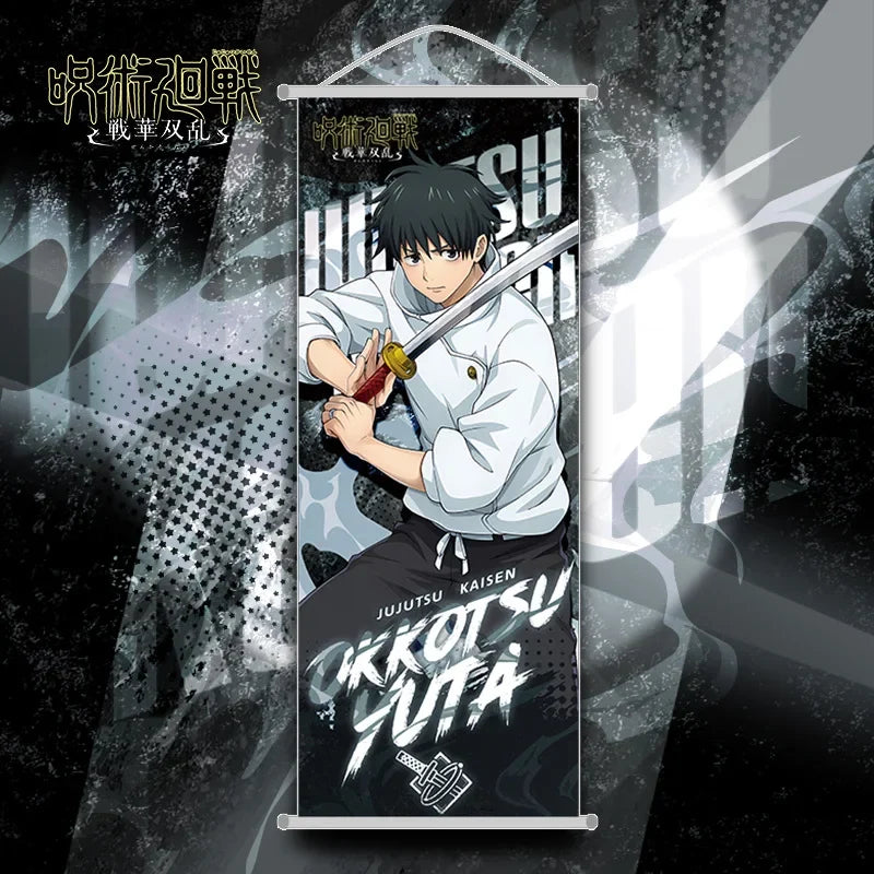 Jujutsu Kaisen Yuta Okkotsu Hanging Scroll Anime Poster Home Decor