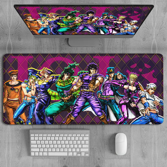 JoJo’s Bizarre Adventure Joestar Generations Character Lineup Mouse Pad