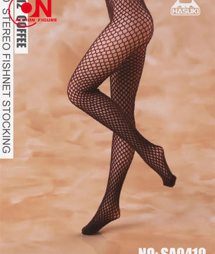 Hasuki 1/12 Scale Fishnet Stockings for 6-Inch Female Action Figures