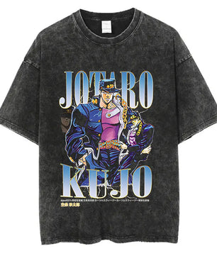Jojo's Bizarre Adventure Jotaro Shirt Oversized Style Shirt