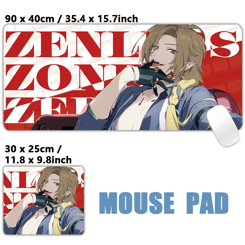 Zenless Zone Zero Hugo Large Gaming Mouse Pad – Anime Desk Mat