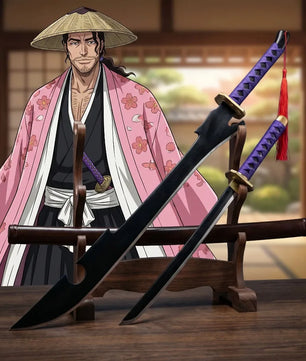 Bleach Shunsui Kyoraku Katen Kyokotsu Sword 1:1 Scale Anime Prop Replica Bamboo Sword