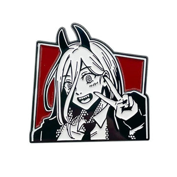 Chainsaw Man Power Enamel Pin Brooch