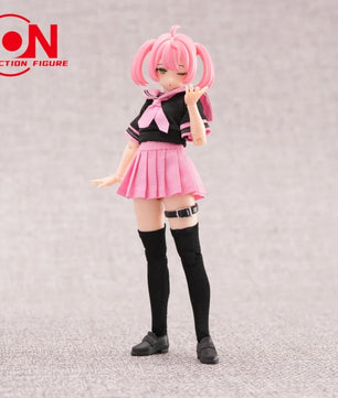1/12 Scale Cute School Sailor Uniform Set For 6-Inch Action Figures