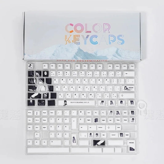 Chainsaw Man Reze Keycaps 140 Keys Cherry Profile Anime Keycaps