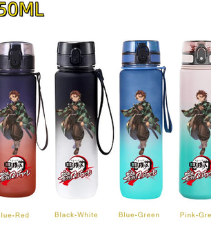 Demon Slayer Tanjiro Water Bottle – 650ml Leakproof Gym Bottle