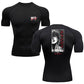 Baki Anime Compression Shirt – Men's Breathable Rash Guard