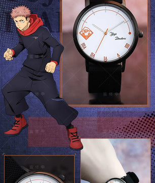 Jujutsu Kaisen Yuji Itadori Slim Quartz Watch Anime Jewelry