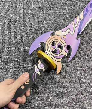 Genshin Impact Raiden Shogun Sword 1:1 Scale Anime Prop Replica
