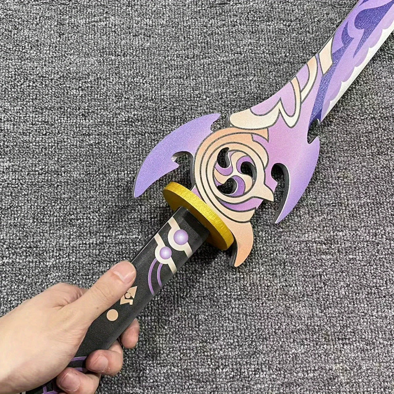 Genshin Impact Raiden Shogun Sword 1:1 Scale Anime Prop Replica