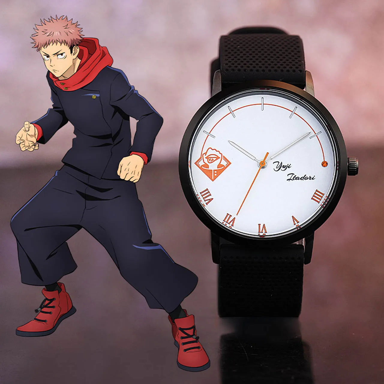 Jujutsu Kaisen Yuji Itadori Slim Quartz Watch Anime Jewelry