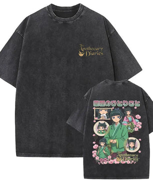 The Apothecary Diaries Maomao Shirt Vintage Style Washed T-Shirt