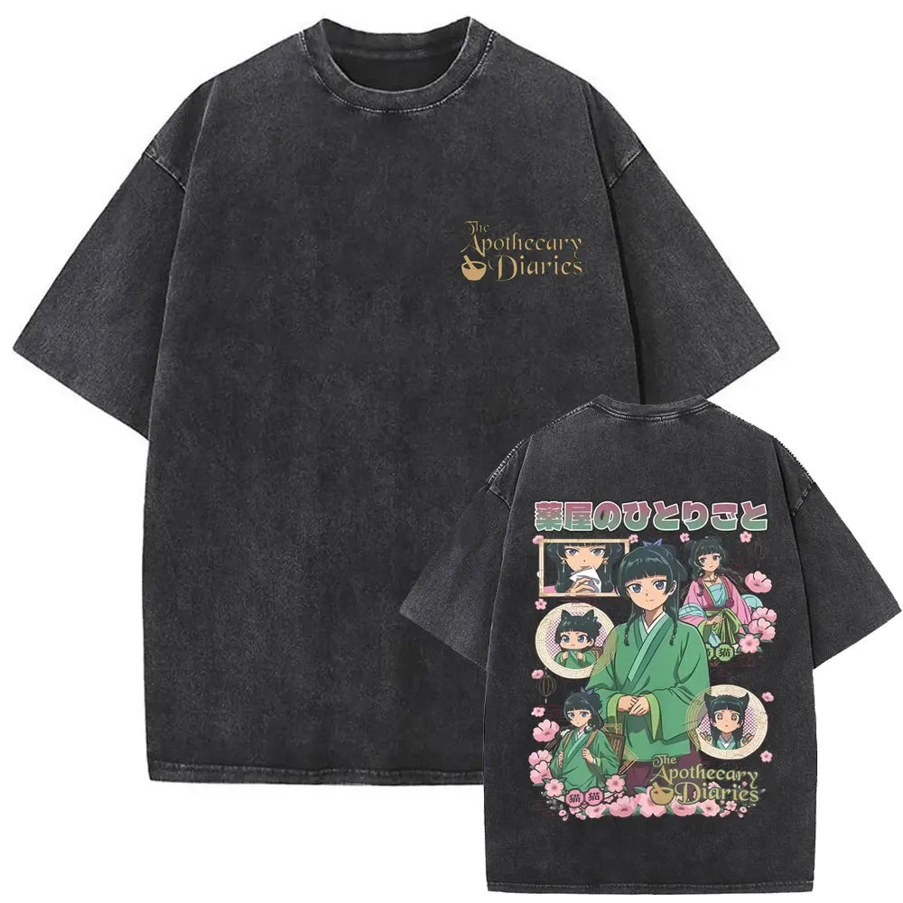 The Apothecary Diaries Maomao Shirt Vintage Style Washed T-Shirt